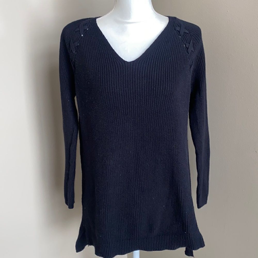 a.n.a V-Neck Cable Knit Sweater!